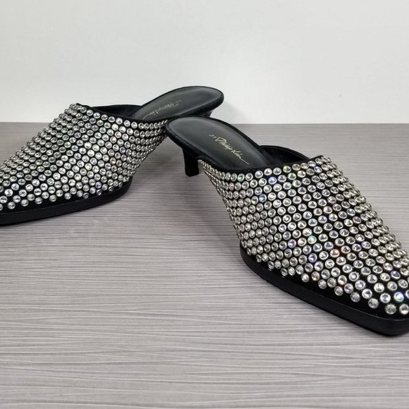 3.1 Phillip Lim Agatha Crystal Embellished Mule, Black, Womens Size 6 / 36 - Picture 4 of 11